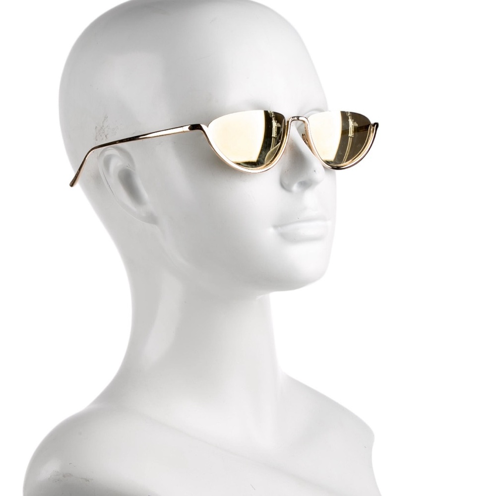 Bottega Veneta sunglasses - Gold cat eyes